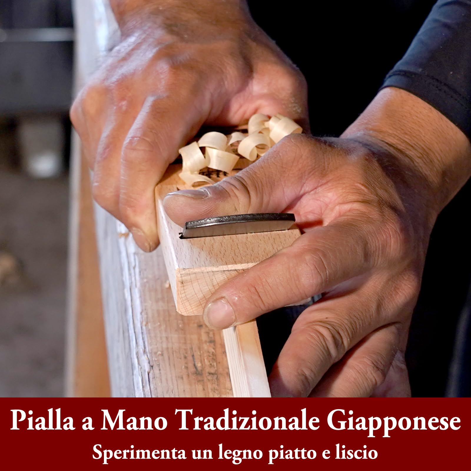 SUIZAN Kanna Pialla giapponese manuale 42mm - Utensili professionali per la lavorazione del legno