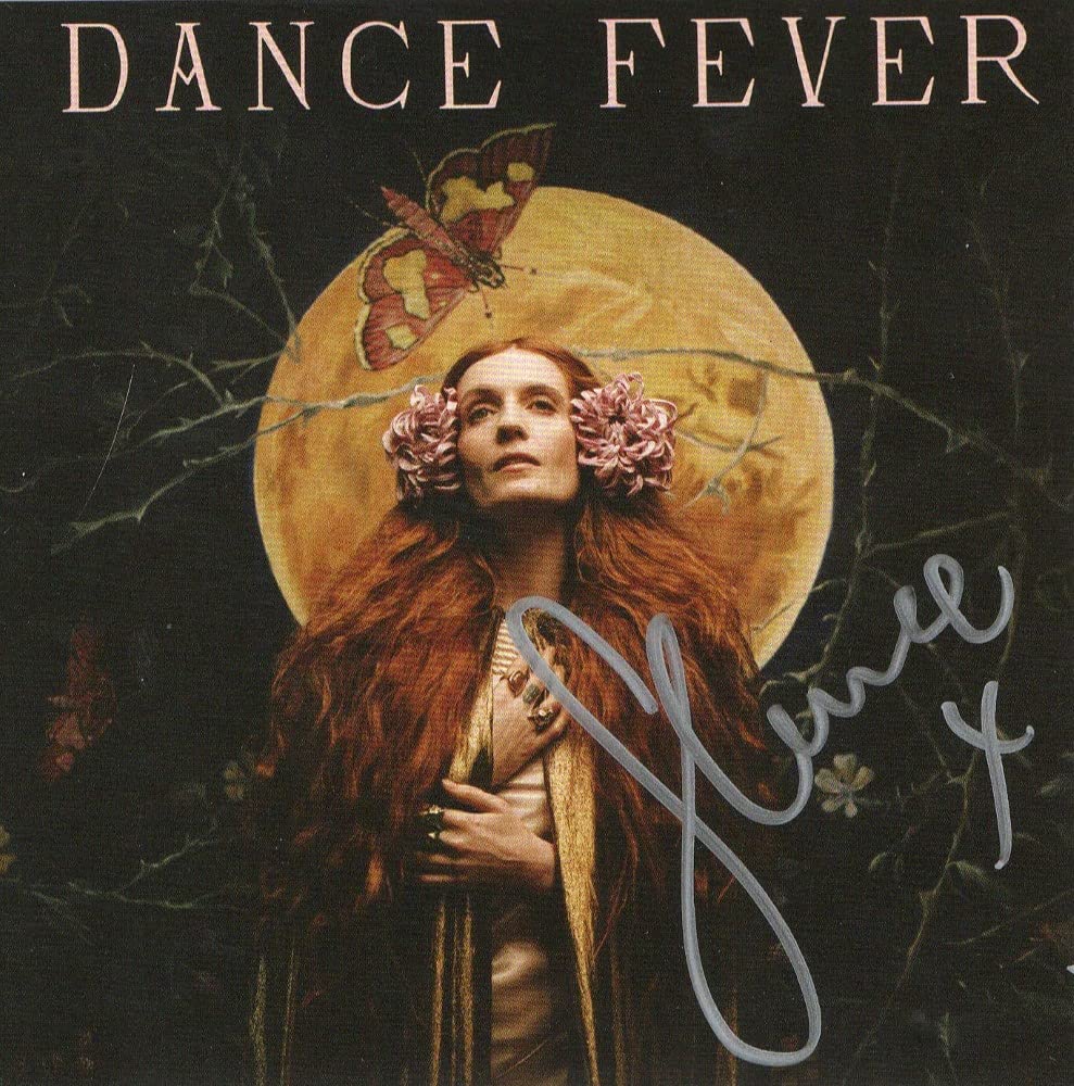 Florence Welch Signed Autograph CD Insert Florence + The Machine Dance Fever BAS