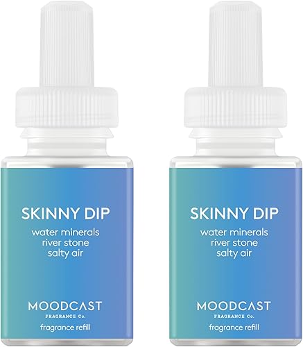 Pura & Moodcast - Recambio de aroma para el hogar, difusor de aire inteligente para el hogar, hasta 120 horas de fragancia premium por recambio,