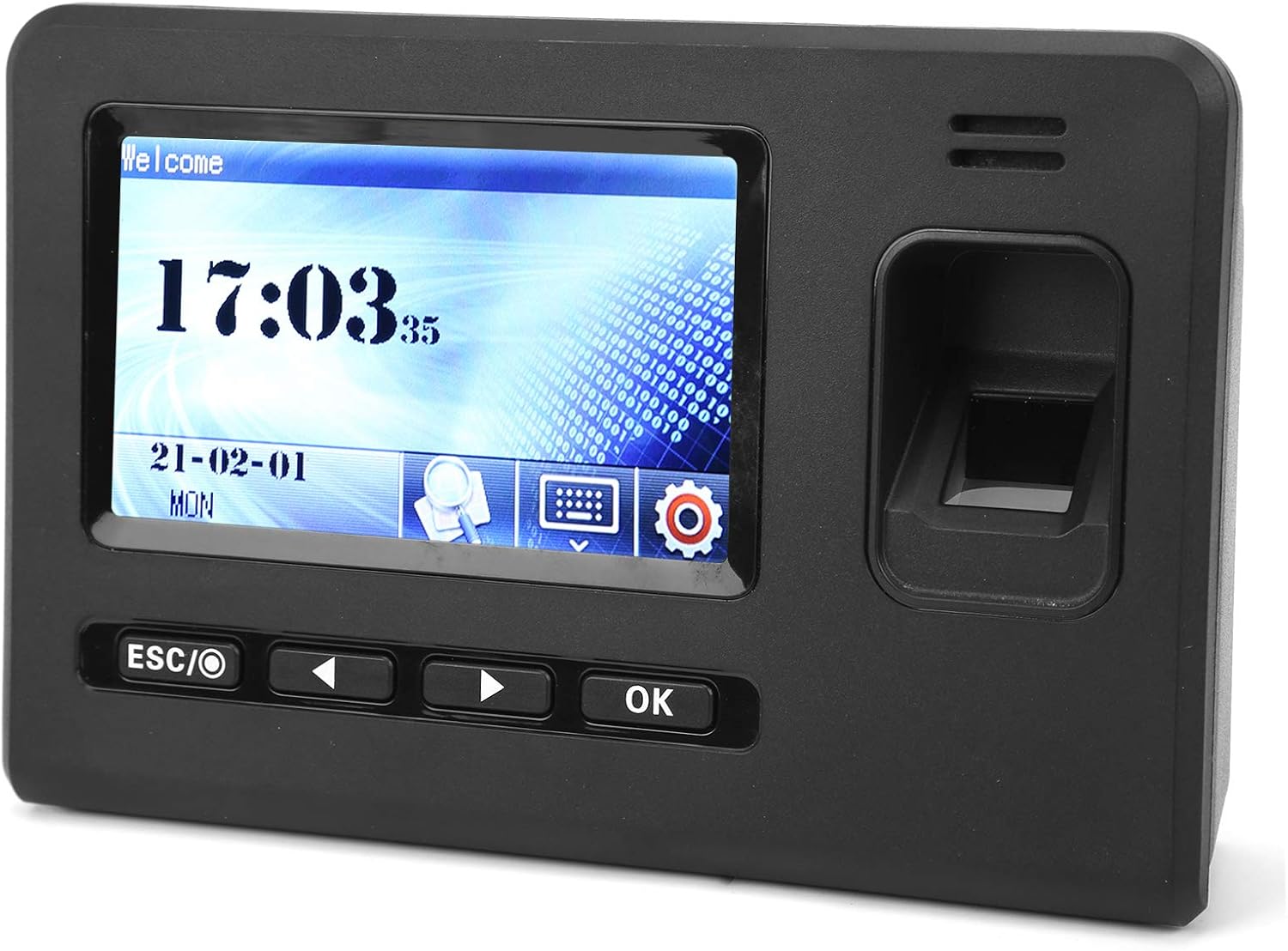 Biometric Fingerprint Time Clock for Employees Small Business, 4.3in