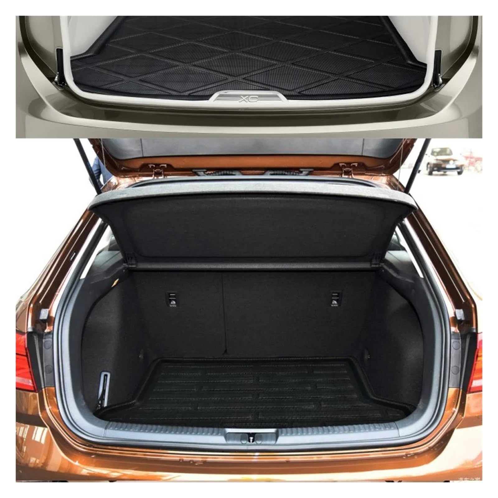 Protector De Maletero para Estera De Maletero Coche Revestimiento Bandeja Suelo Carga Alfombra para Equipaje Accesorios Cubierta Impermeables