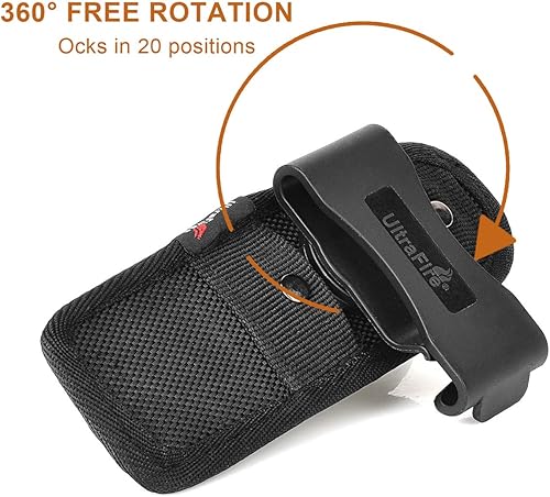 Miniatura 6 de UltraFire Linterna LED con funda, WF-506B linterna táctica de mano EDC de un solo modo, linterna súper brillante de 1000 lúmenes con funda para