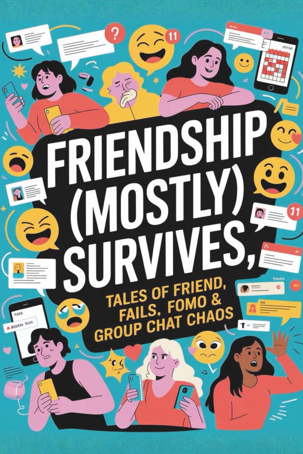 Friendship (Mostly) Survives: Tales of Friend Fails, FOMO & Group Chat Chaos: A Hilarious, Relatable Collection of Modern Friendship Mishaps, Ghosting, Social Burnout & Awkward Reunions