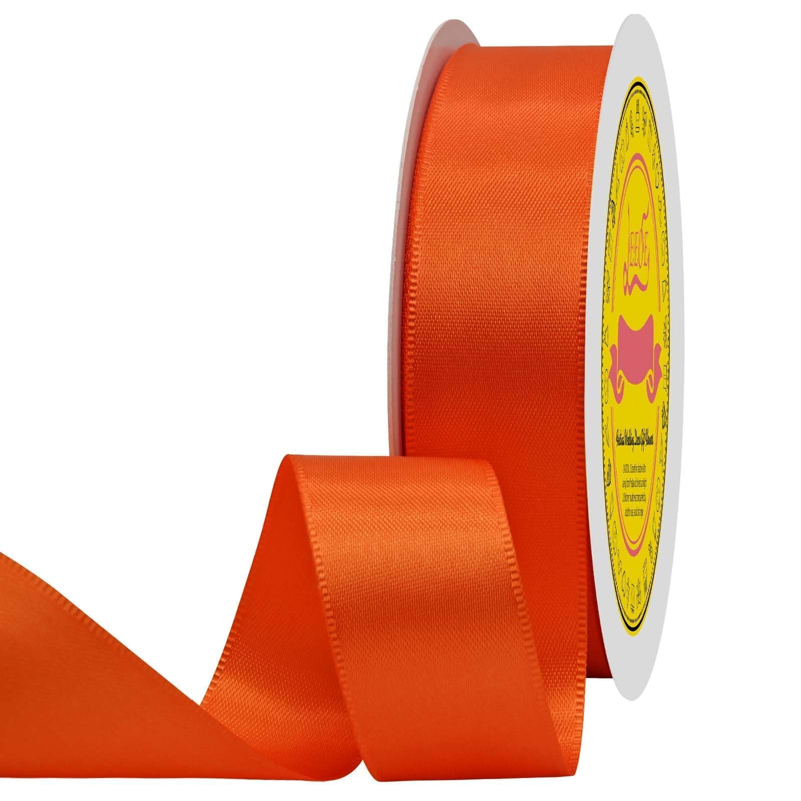 Torrid Double Face Satin Ribbon 1 inch X 50 Yards Spool Bright Colors Very Suitable for Weddings Gift Package Wrapping Dancer Wand Sewing Party Hair Bow Invitation Decorations and More