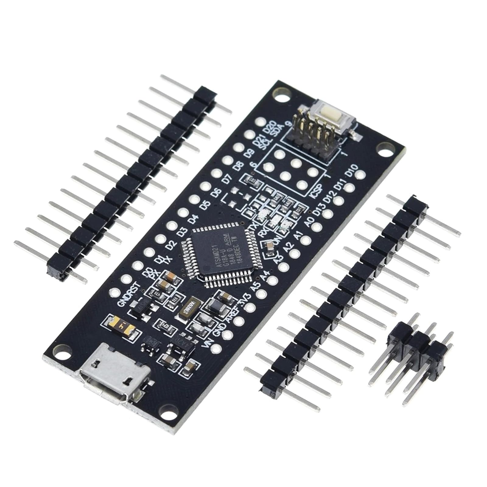 Newwyt SAMD21 M0-Mini Nucleo Arm Cortex M0 a 32 Bit Perni Non saldati per Zero M0 Modulo Mini PCB