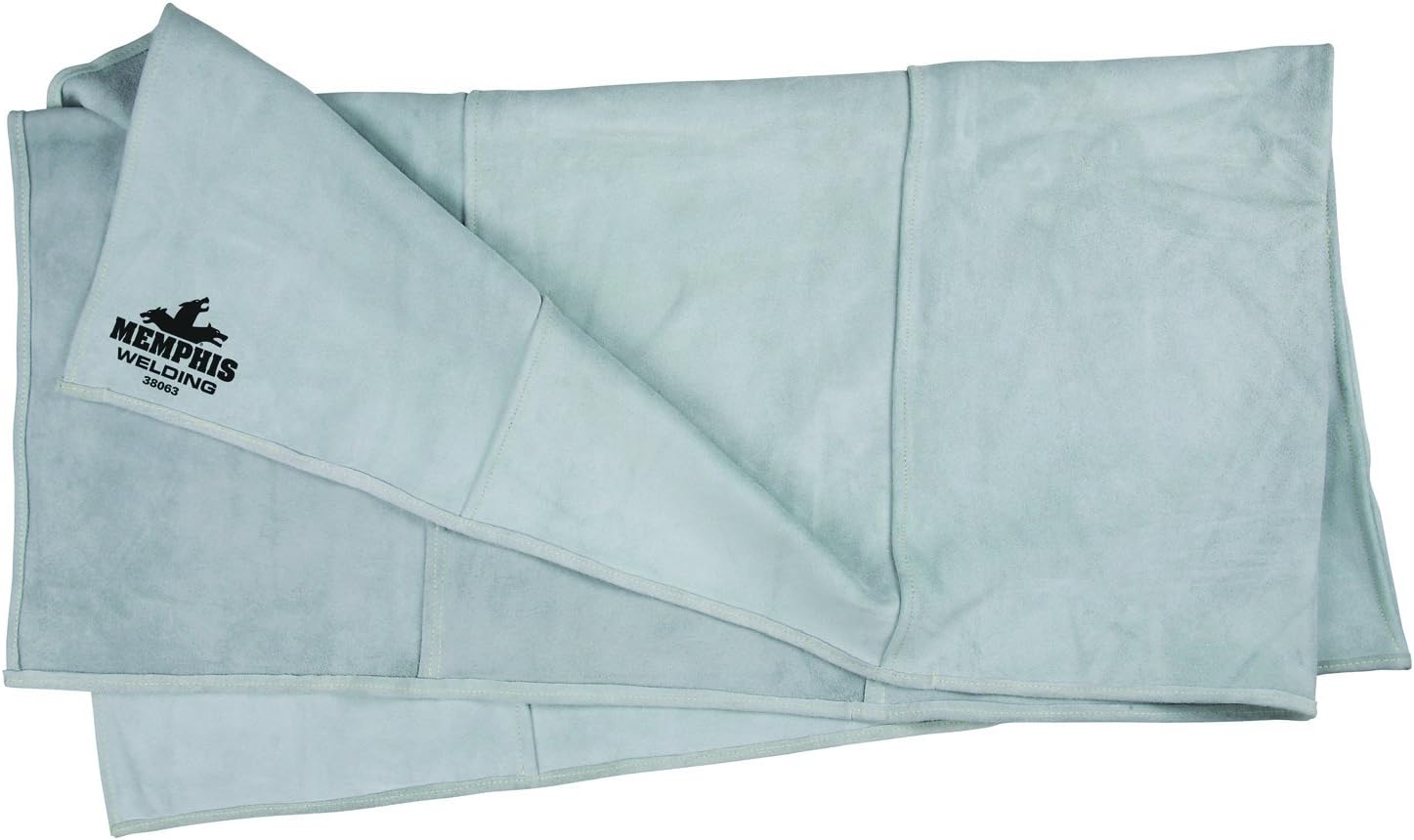 MCR Safety 38063 Heavy Side-Split Leather Welding Blanket, Gray, 6-Feet by 3-Feet