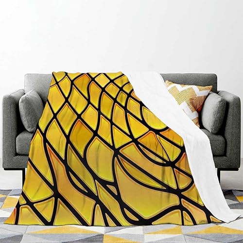 Miniatura 2 de Manta personalizada con mosaico marrón, decoración artística para sofá, cama, sofá, silla, 55 x 70 pulgadas