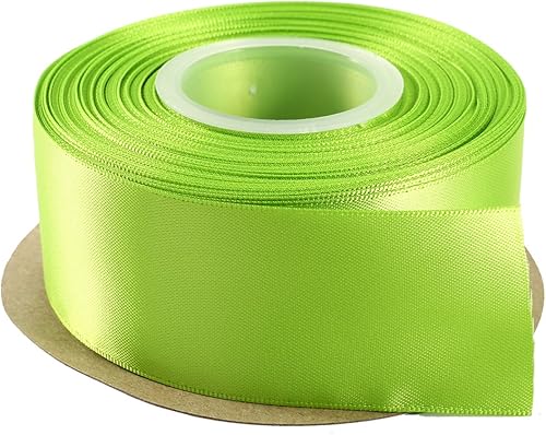 ITIspark - Cinta de raso de doble cara de 112.0 in, juego de rollos de 25 yardas para envolver regalos, fiestas, regalos, trenzas de pelo, lazo,