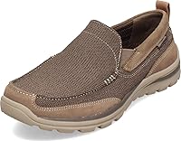 Skechers Men's Superior Milford Loafers - Relaxed Fit Memory Foam Slip-Ons for Breathable All-Day Comfort