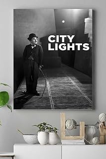 Postermanya (pster15633) City Lights-şehir Işıkları Film Afişi Kanvas Tablo 2 40 x 60