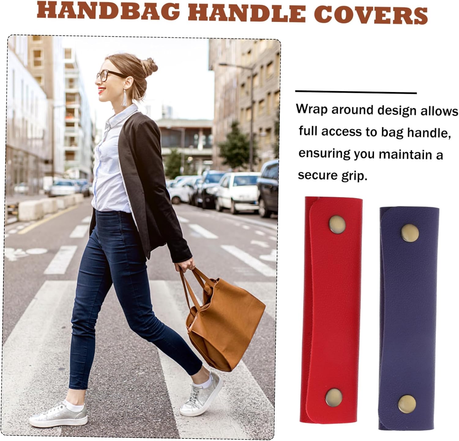 2pcs Sticker for Luggage Suitcase Handle Covers Luggage Handle Wrap for Handbags Comfortable Design