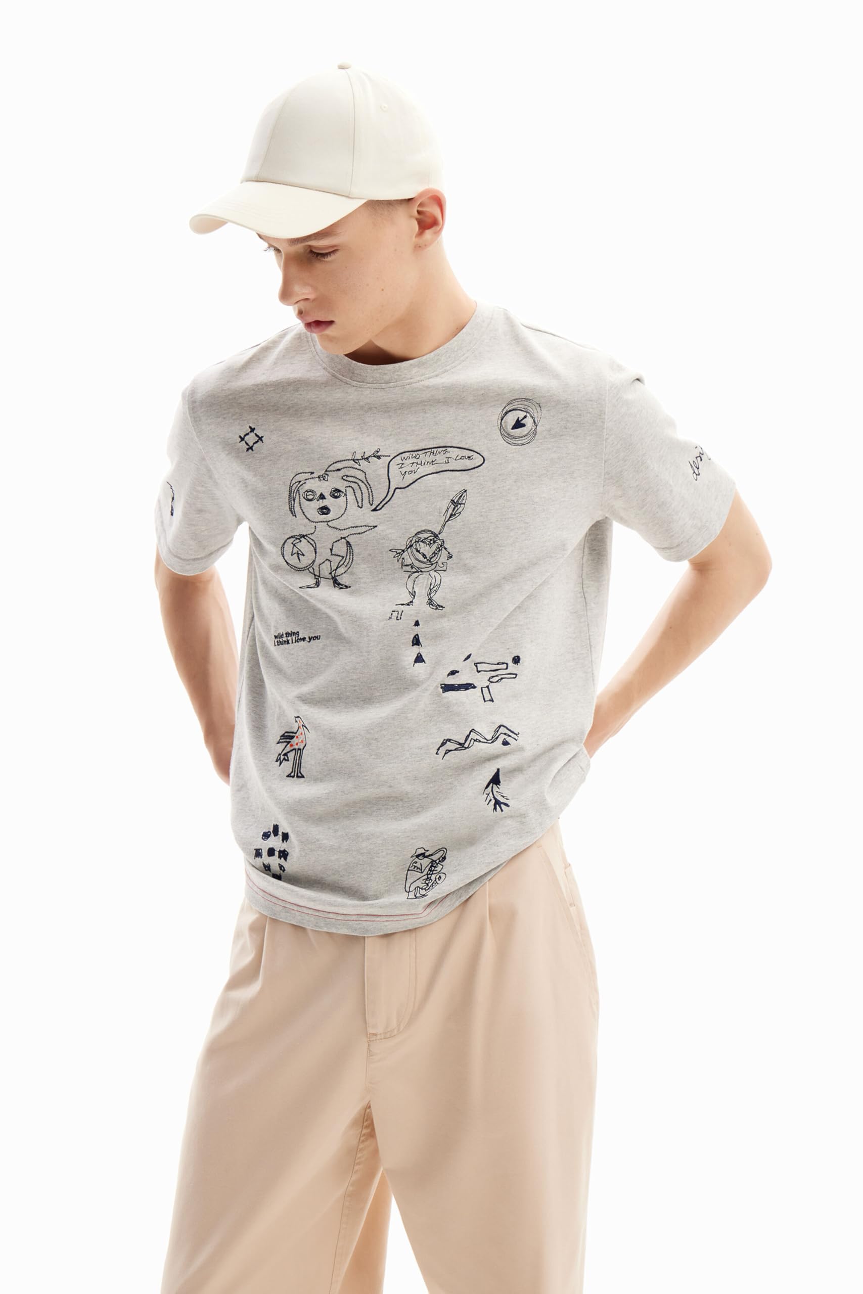 Desigual TS_Javier Camiseta para Hombre