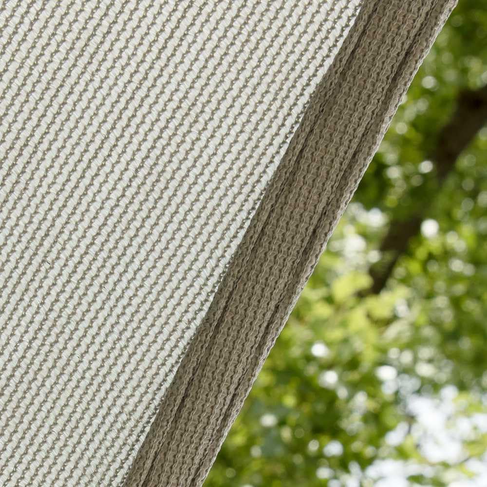 Amgo 8' x 8' x 8' Grey Triangle Sun Shade Sail UPF50+ Canopy Awning AGSLT, 95% UV Blockage, Water & Air Permeable, 200GSM Heavy Duty Commercial and Residential (We Make Custom Sizes)