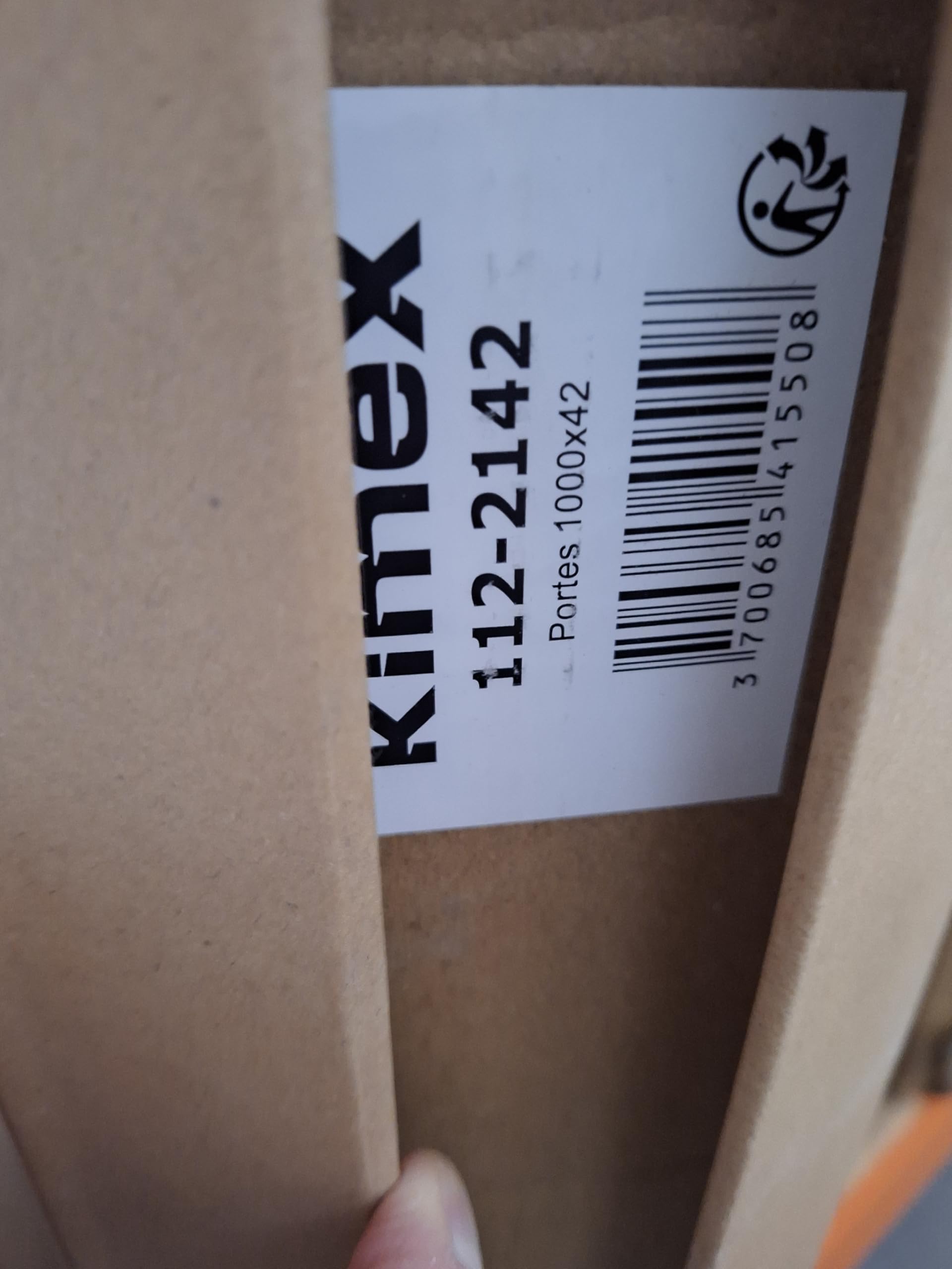 KIMEX - Baie de Brassage 19" 42U 600x600mm - Rack Serveur Informatique au Sol - Armoire Réseau 19 Pouces - Charge Max 800 kg - Ref 112-6642K