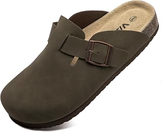 Suede Suede Slip-On Comfort Clogs