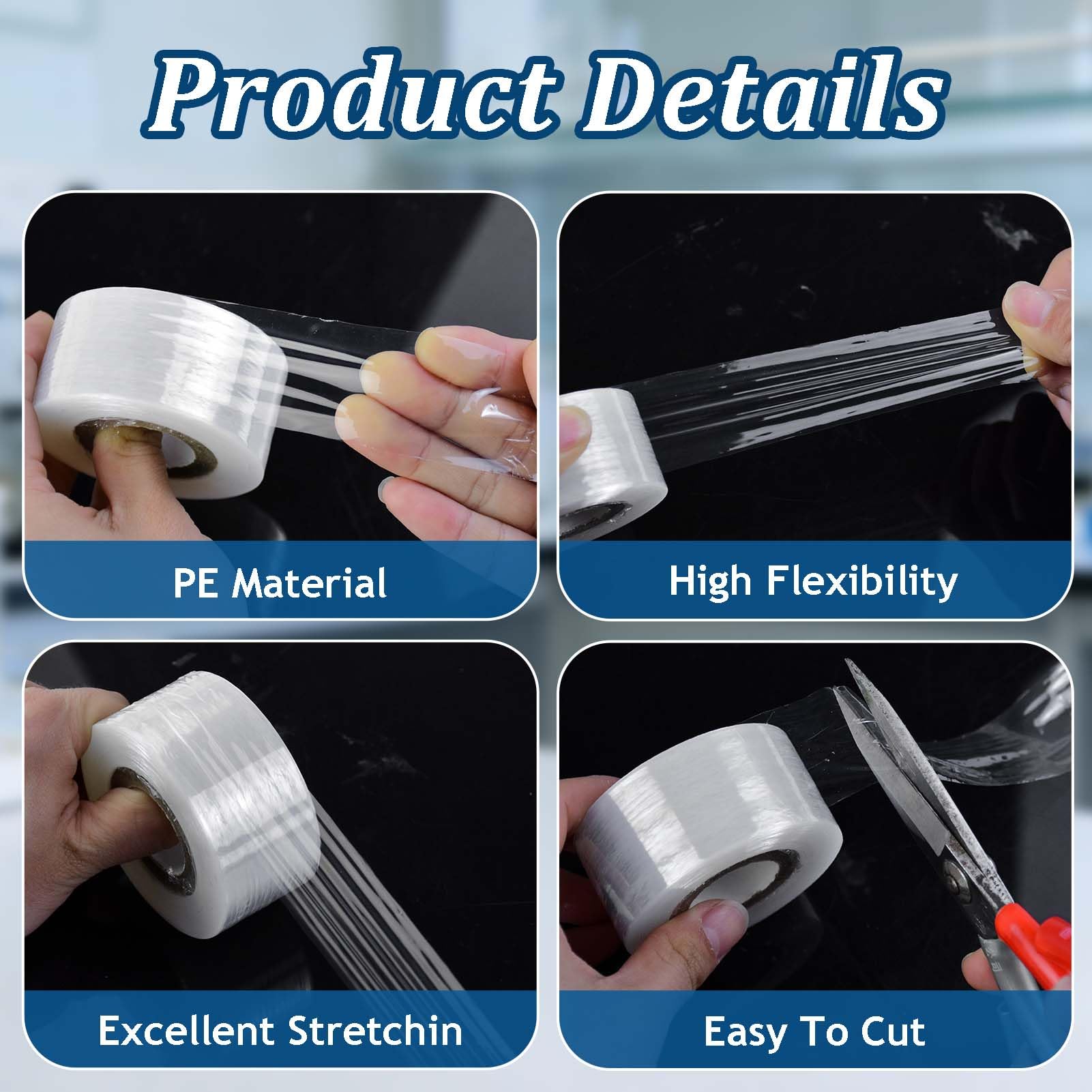 Petri Dish Film - 3 Rolls, 984ft Stretchable Seal -3