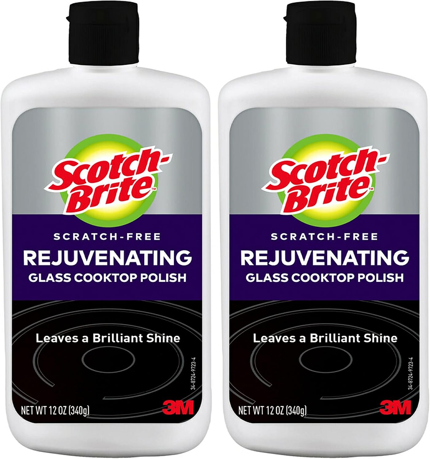 Scotch-Brite Rejuvenator Cooktop Polish, 12 Ounce (Pack of 2), 2 Count