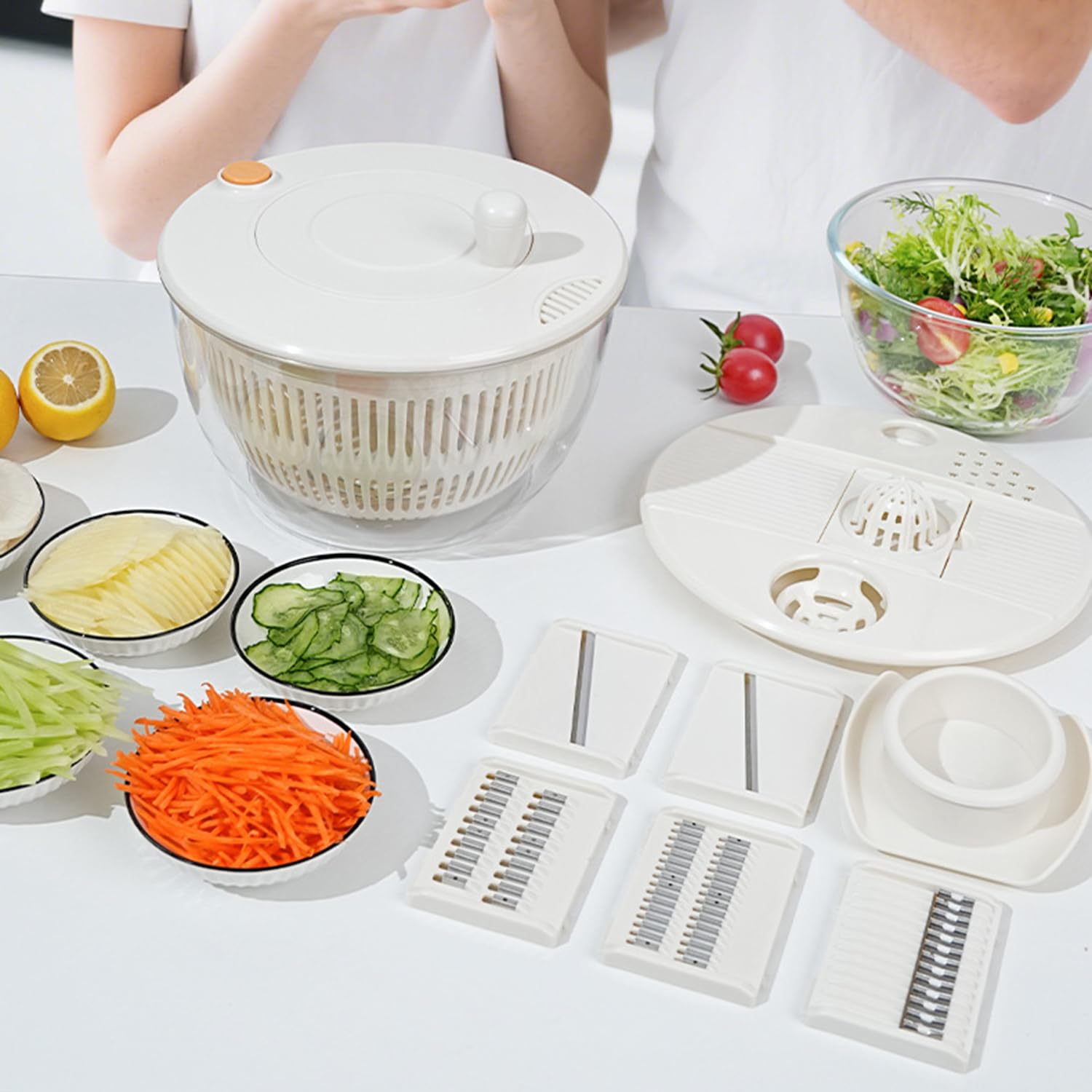 Amazon｜ZATAO サラダスピナー スライサー 多機能野菜カッター