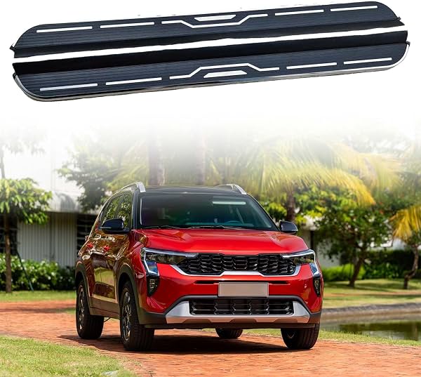 2 Piezas Estribos de Aluminio para KIA Sonet 2020-2026 Barras Laterales Fijas con Soportes (78)
