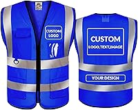 Vista 47 de BeautyWill Chaleco de seguridad personalizado con logotipo Clase 2 Chaleco reflectante de alta visibilidad Chaleco de trabajo protector