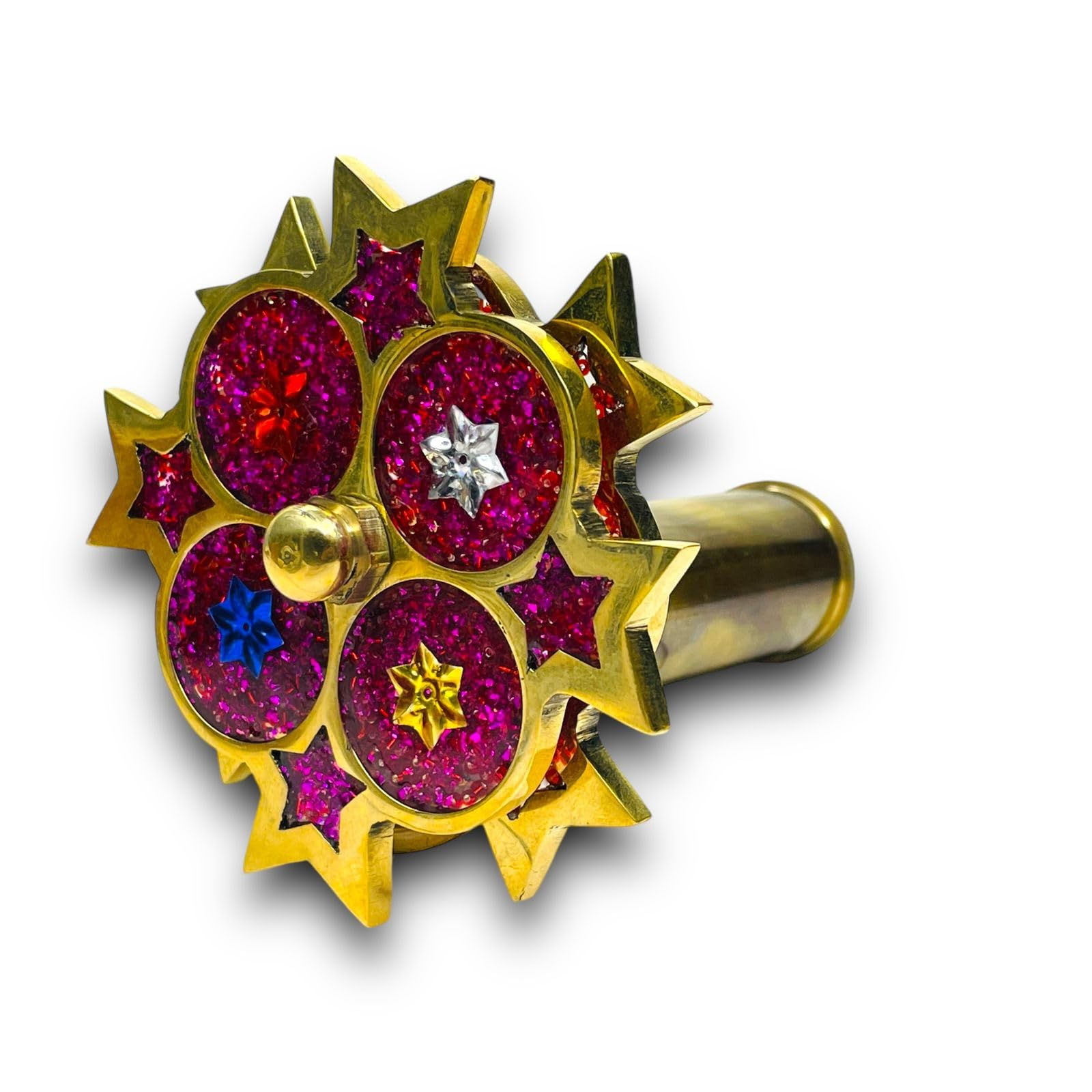 Adamcrafts Handmade 5 Inch Kaleidoscope for Adults, Vintage Collection of Kaleidoscopes Elegant Flower Design, 3D Mirror Lens Rainforest Kaleidoscope is Ideal Gift for Birthday Kids, and Collectors.