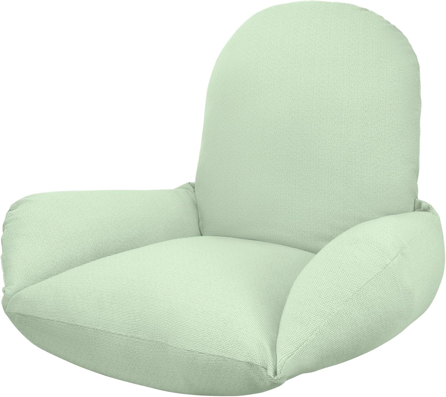 Hanging Swing Egg Chair Cushion Replacement, All Weather Water Repellent & Fade Resistant Outdoor Seat Cushion, Mixed PP Cotton & Sponge Filling with Removable Cover, Light Green