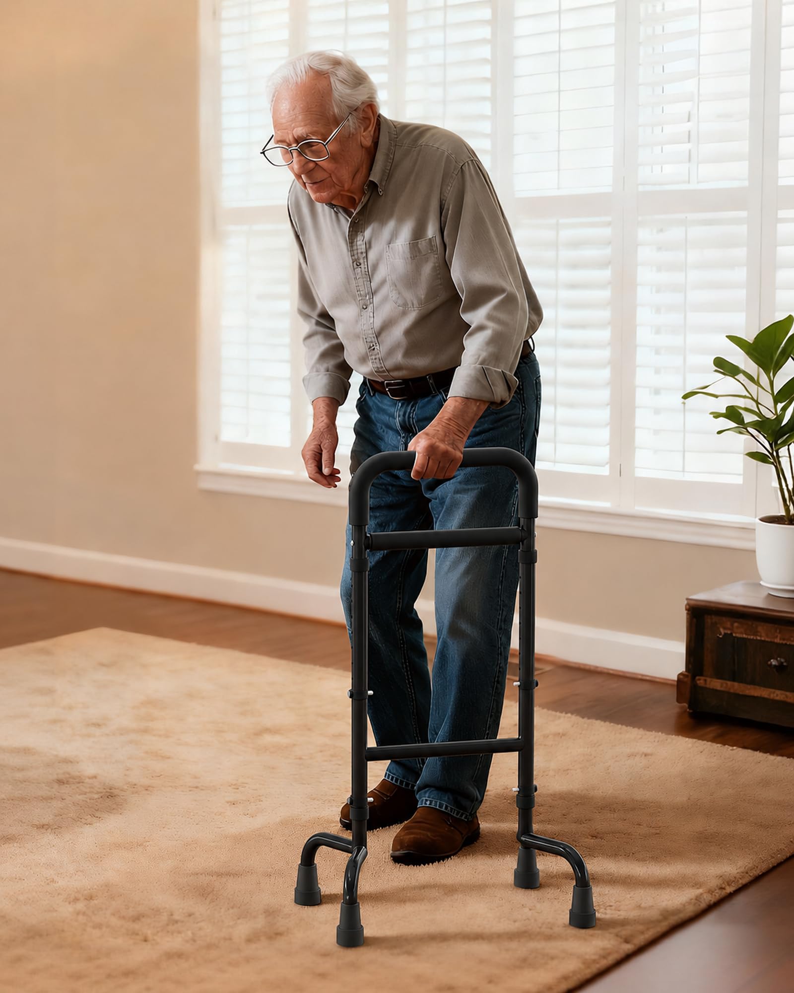 Stand Assist Aid for Elderly, Portable Walking Support, Gray — Amazon image 8
