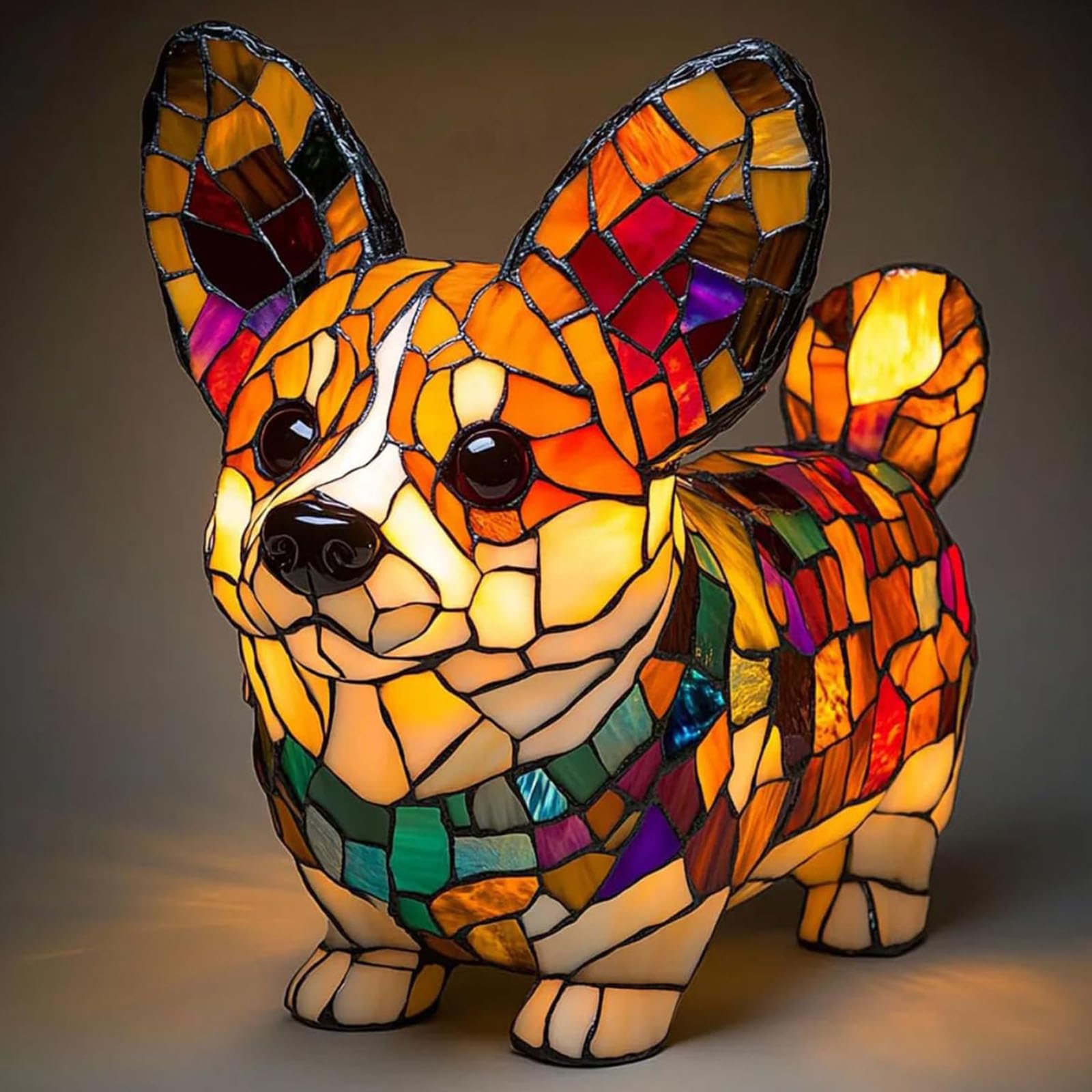 Lampe En Forme D'animaux De La Série Dog – Lampe Colorée En