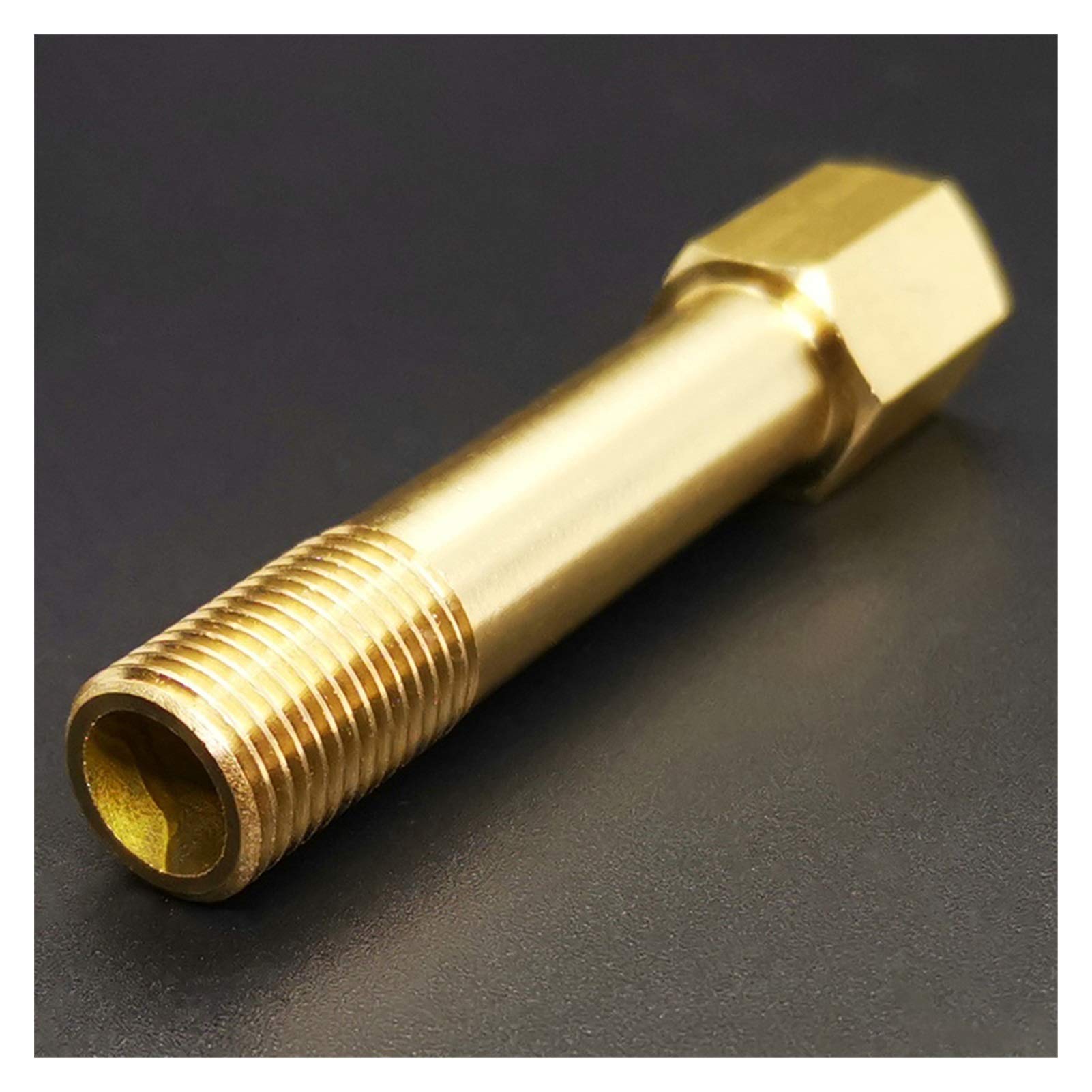 Schlauchverbinder Gartenschlauch-Anschlusszubehör 1/8" 1/4" 3/8" BSP weiblich zu männlich x 35/50/75/100 250 mm Messing-Kupplungsverbinder Anschluss Wasser Gas Öl