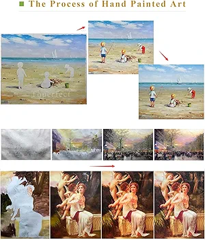 Amazon.co.jp: キャンバス上の絵画 - 有名な油絵 - 人魚 1896 年