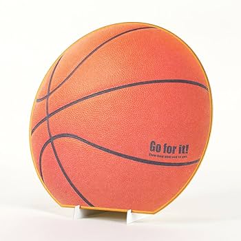 新品　立てて飾れるバスケットボール型立体式色紙　メッセージボール　10枚 Amazon | ミドリ 色紙 丸形 カラー色紙 バスケットボール柄