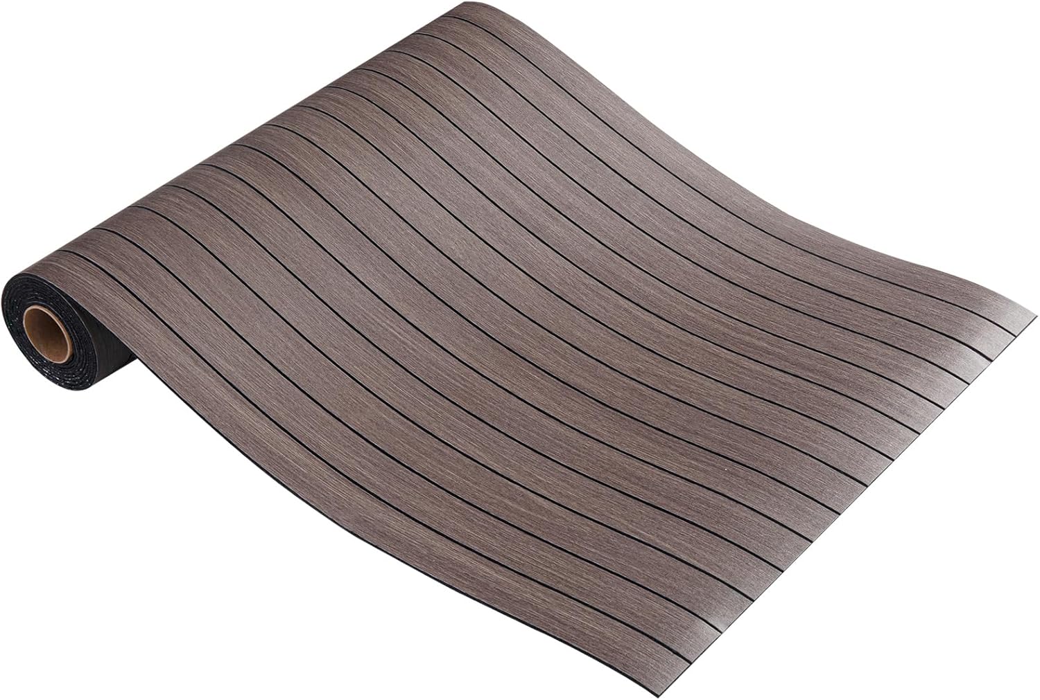 1 Roll SXP Self-Adhesive Wall Sticker Vinyl Wood Grain Floor Stickers,15.75X118.11inch(12.91Sq.Ft) 3D Peel and Stick for Ceiling Wallpaper Easy DIY for Any Indoor Places (GSB-1037C-187)