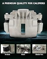 Vista 3 de SCITOO Pinza de freno trasera izquierda con soporte 18B4712 compatible con Chevy Blazer 98-05 para Chevy S10 98-04 para GMC Jimmy 98-05 para GMC