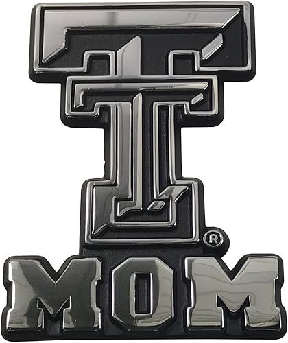 Miniatura 6 de Texas Tech University Red Raiders - Emblema de metal para automóvil (cúpula roja con forma de estado)