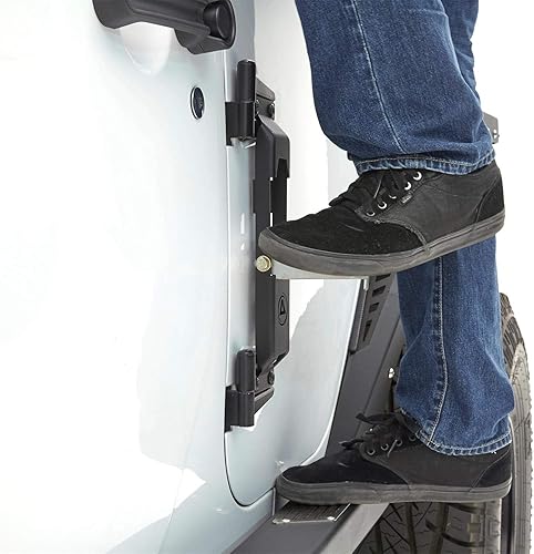 Miniatura 8 de Smittybilt 7630 JK Atlas - Escalones de puerta para Jeep JK 24 puertas (par)