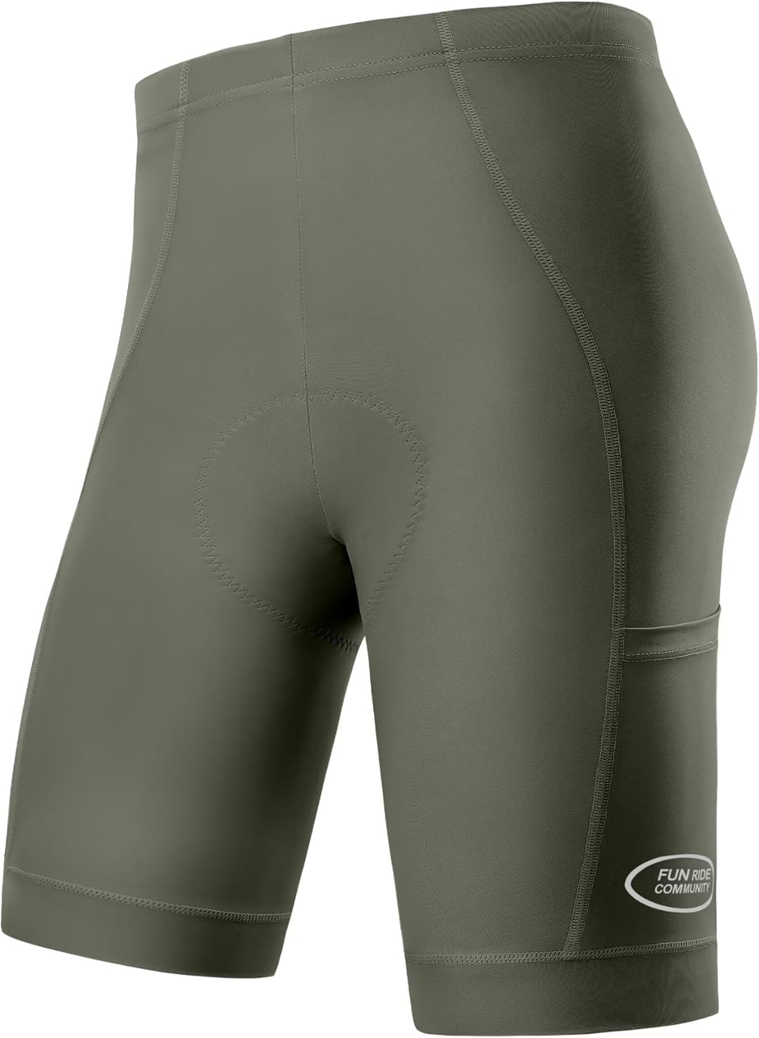 INBIKE Men's Cycling Shorts - 3D Padded, UPF 50+, Large Pockets for Road Riding Bicycle Biking
