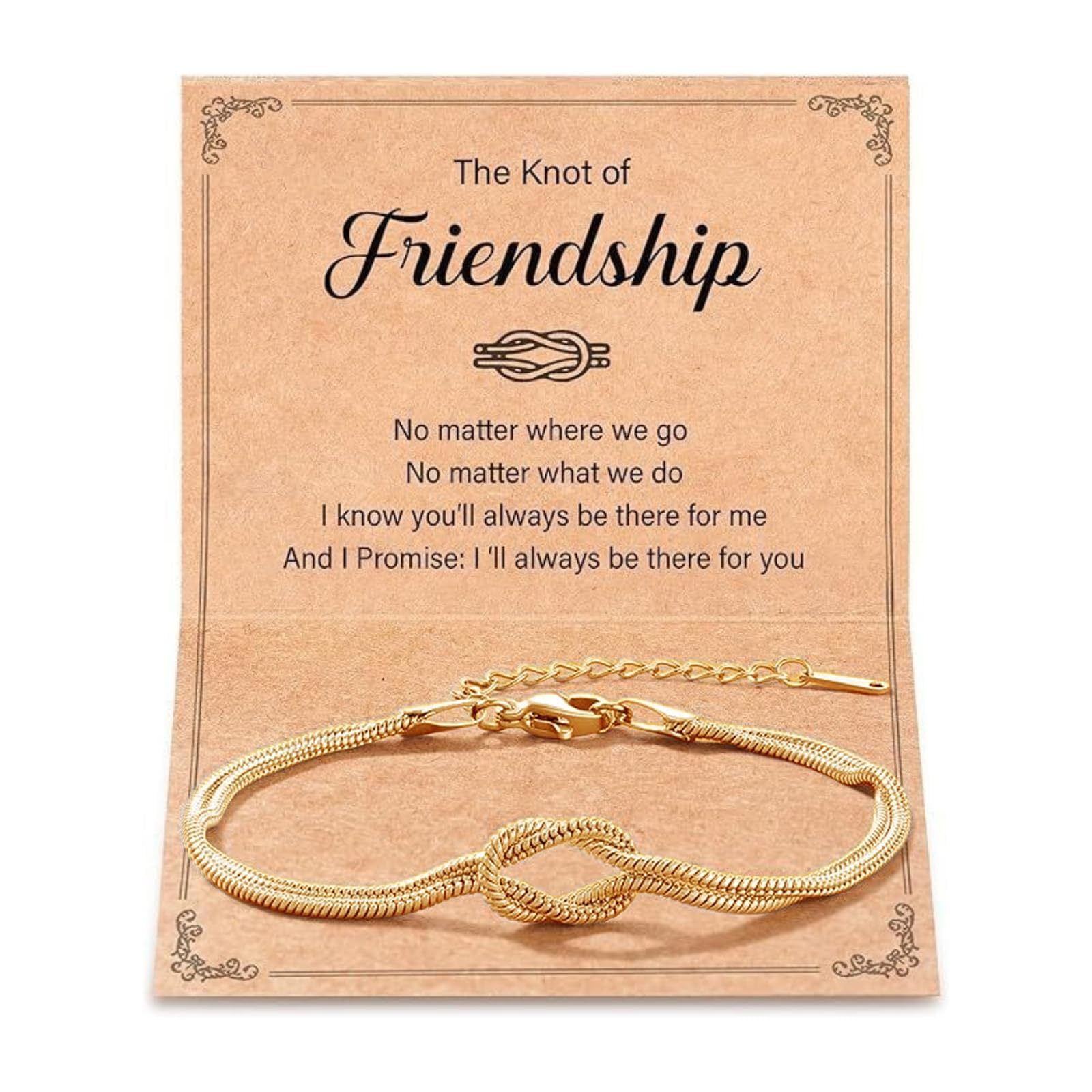 Best Friend Bracelet Love Knot Matching Bracelets for Couples Friendship Long Distance Bracelet for Mother Daughter Soul Love Birthday Anniversary Jewelry Gifts