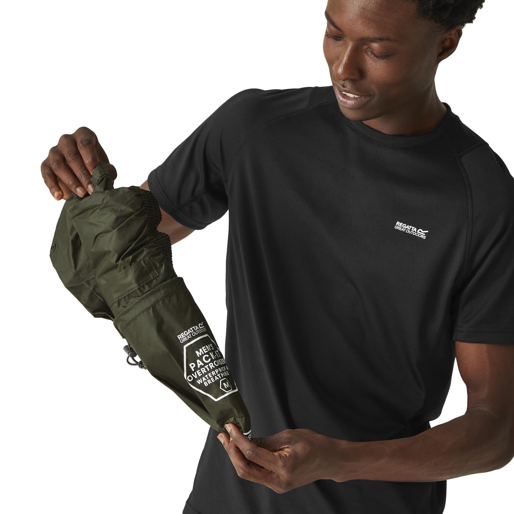 Regatta Pack-It wasserdichte und atmungsaktive Überziehhose – Bild 2