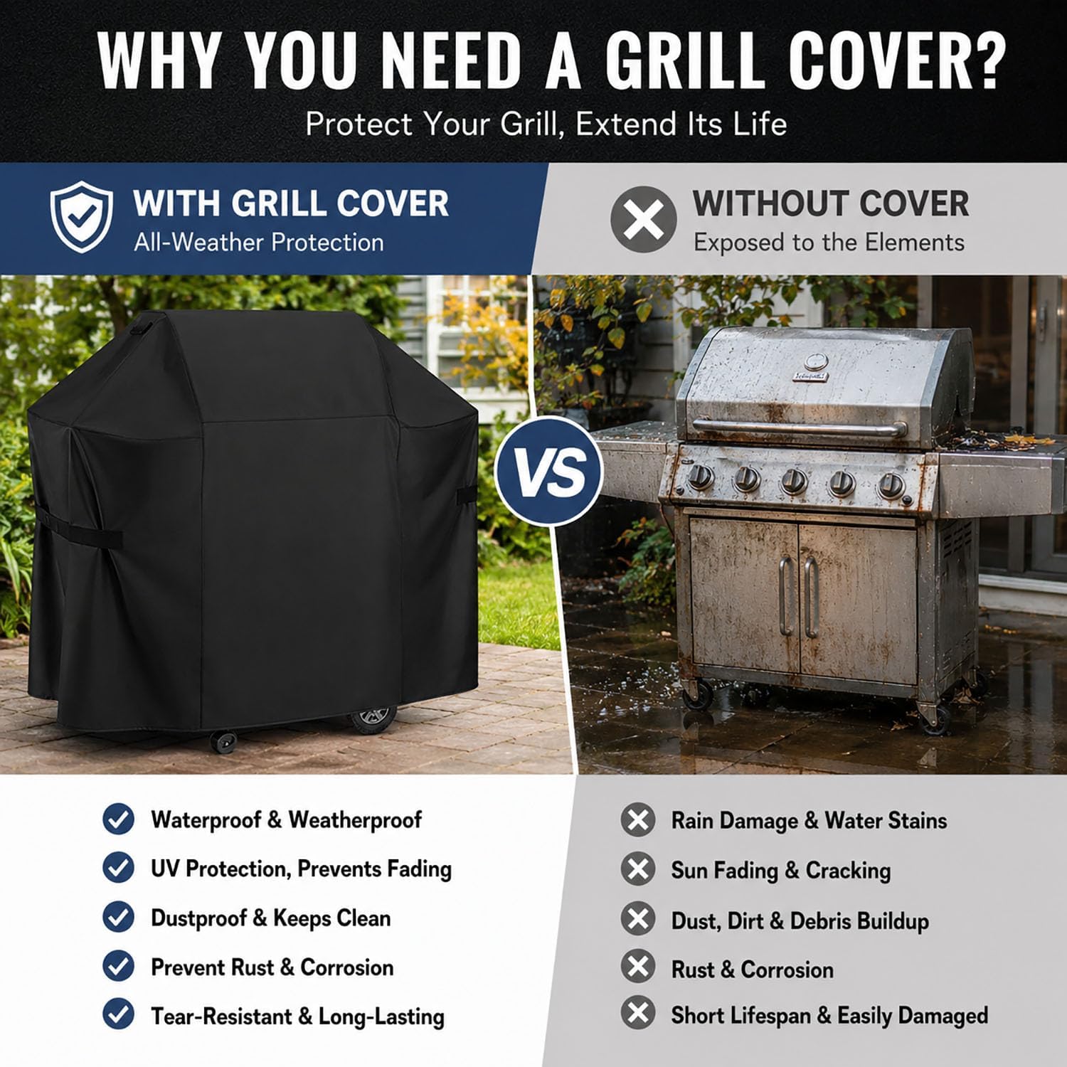 Funda Barbacoa para Tepro Keansburg 2 Burner Grill