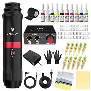 Pen　tattoo machine set　刺青 Amazon | タトゥーマシン セット タトゥーペンセット ワイヤレス