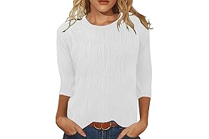 Women's 3/4 Sleeve Tops: A Wardrobe Essential for Every Occasion