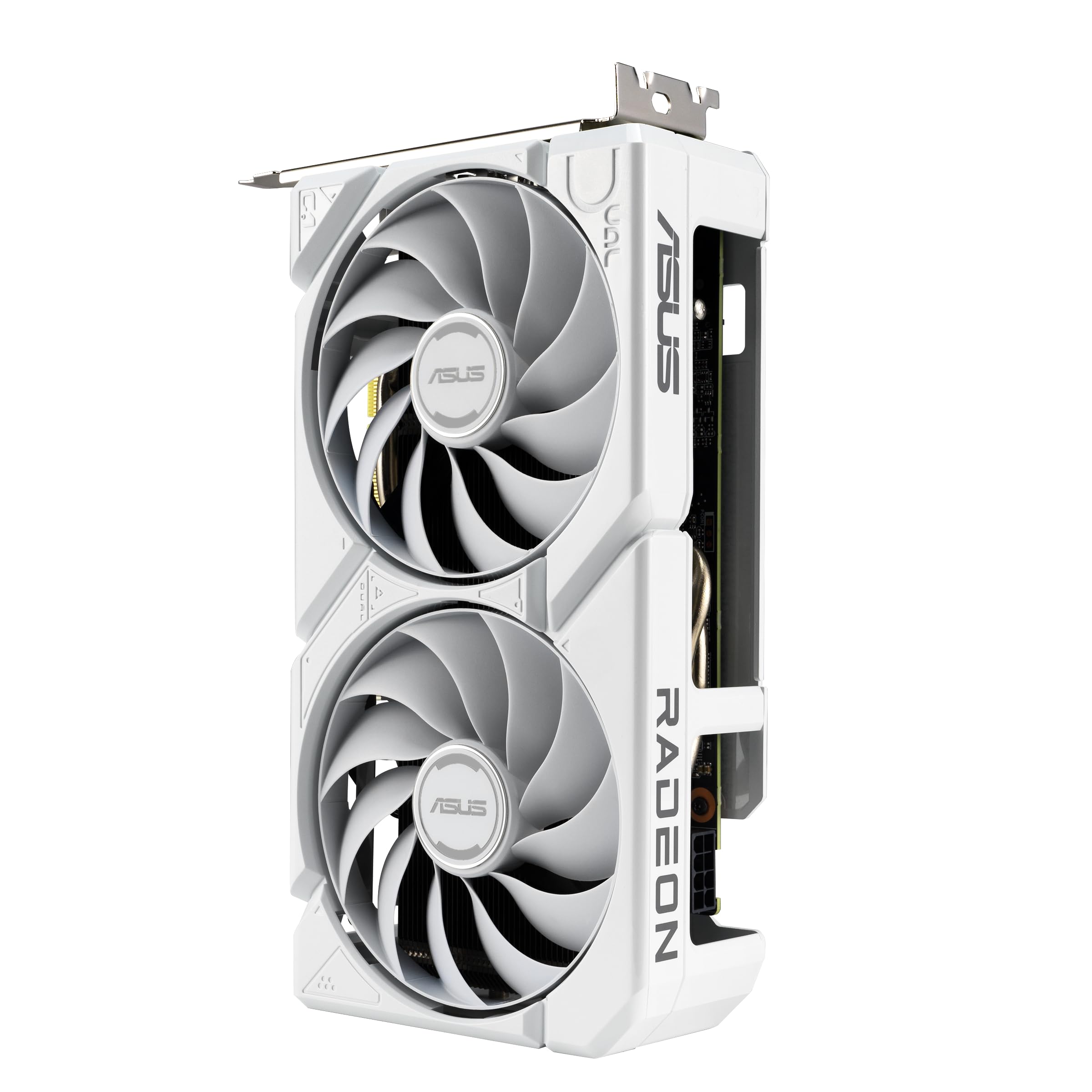 ASUS Dual Radeon RX 9060 XT 16GB GDDR6 White Edition (PCIe 5.0, 16GB GDDR6, HDMI 2.1b, DisplayPort 2.1a, 2.5-Slot Design, Axial-tech Lüfterdesign, 0dB Technologie und mehr)
