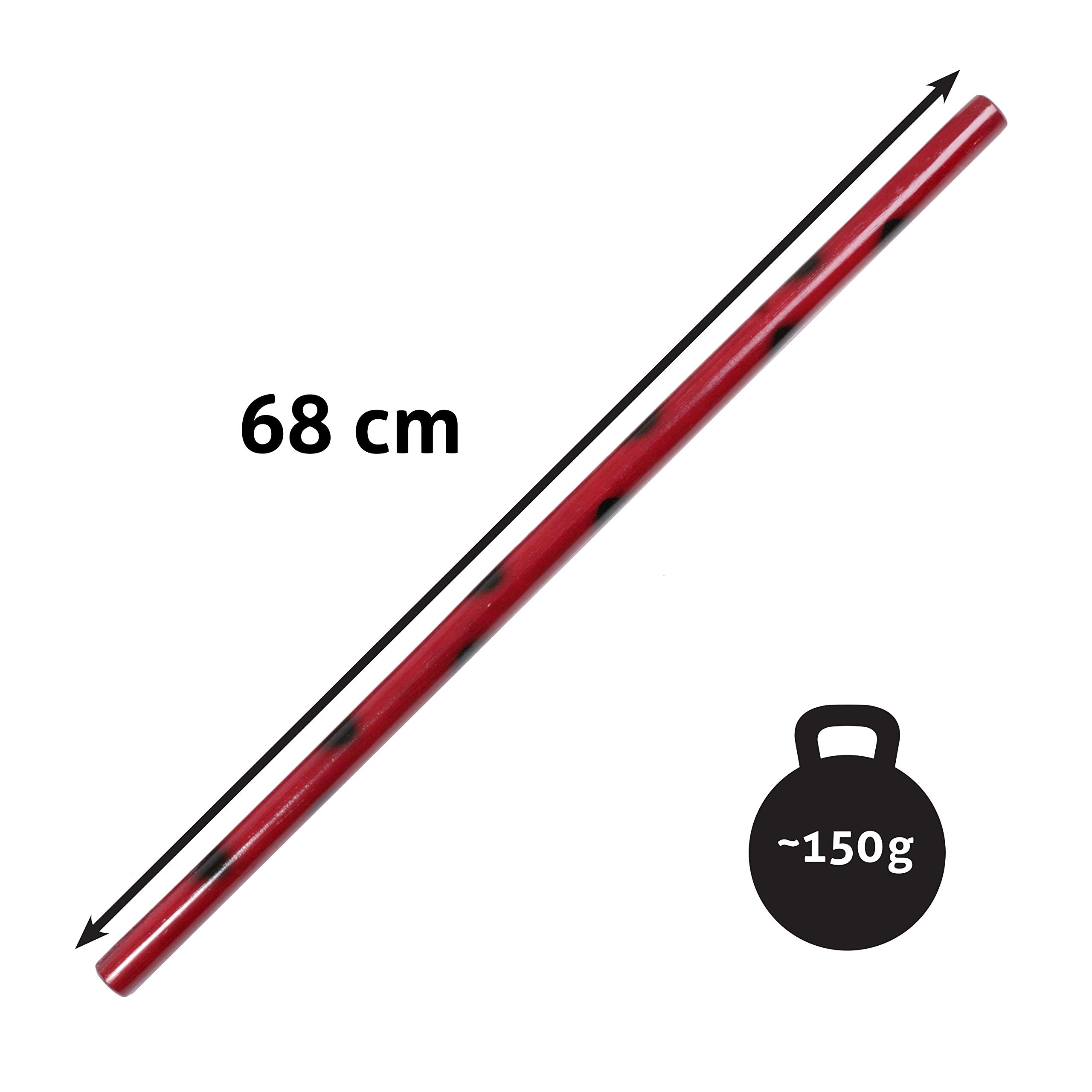 DEPICE W-ESRS-V2 Escrima Rosso Nero Tinta Unita