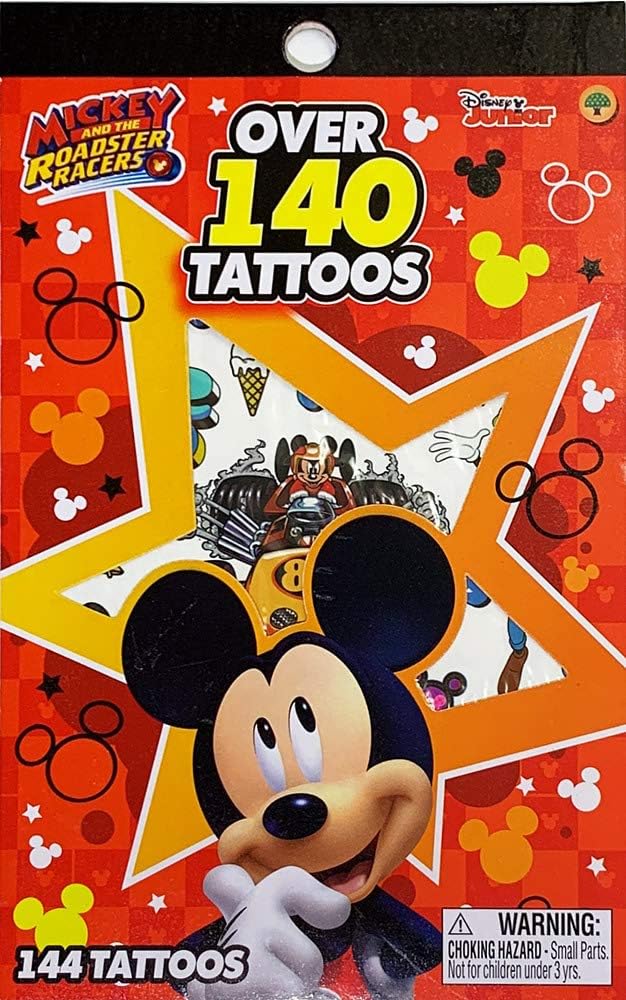 Amazon Co Jp Disney Mickey And The Roadster Racers ミッキーマウス Over 140 Tattoos Stickers タトゥーシール 並行輸入品 服 ファッション小物