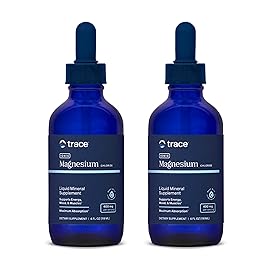 Trace Minerals Ionic Magnesium - Liquid Ionic Magnesium for Supporting Essential Body Functions - Energy, Immune, Muscle & Nerve Support - Natural - Full-Spectrum Minerals - 4 fl oz (2 Pack)