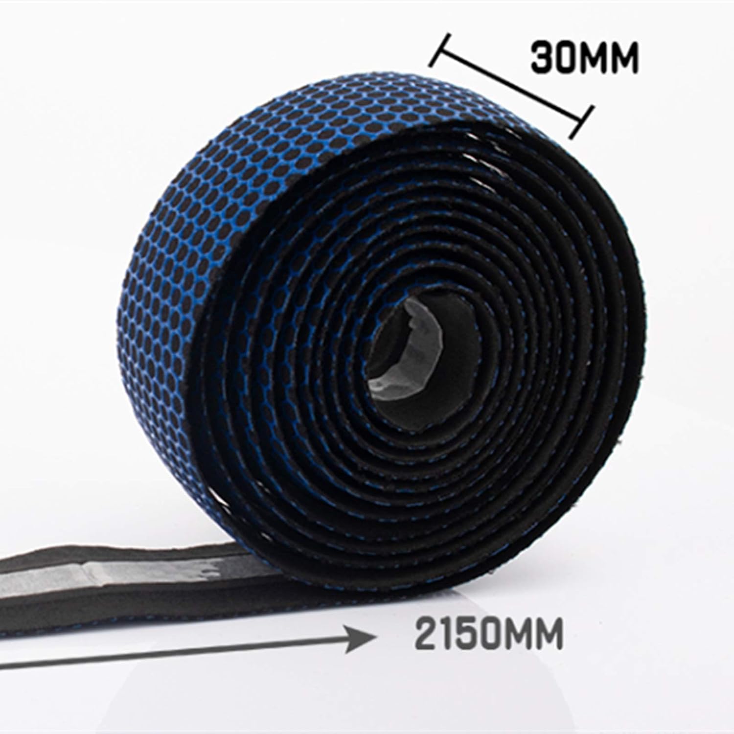 Handlebar Tape Road Bike Handlebar Design Anti-Slip Silica Gel EVA Shock Absorption Cycling Bar Tape Bicycle Accessories(Blue)