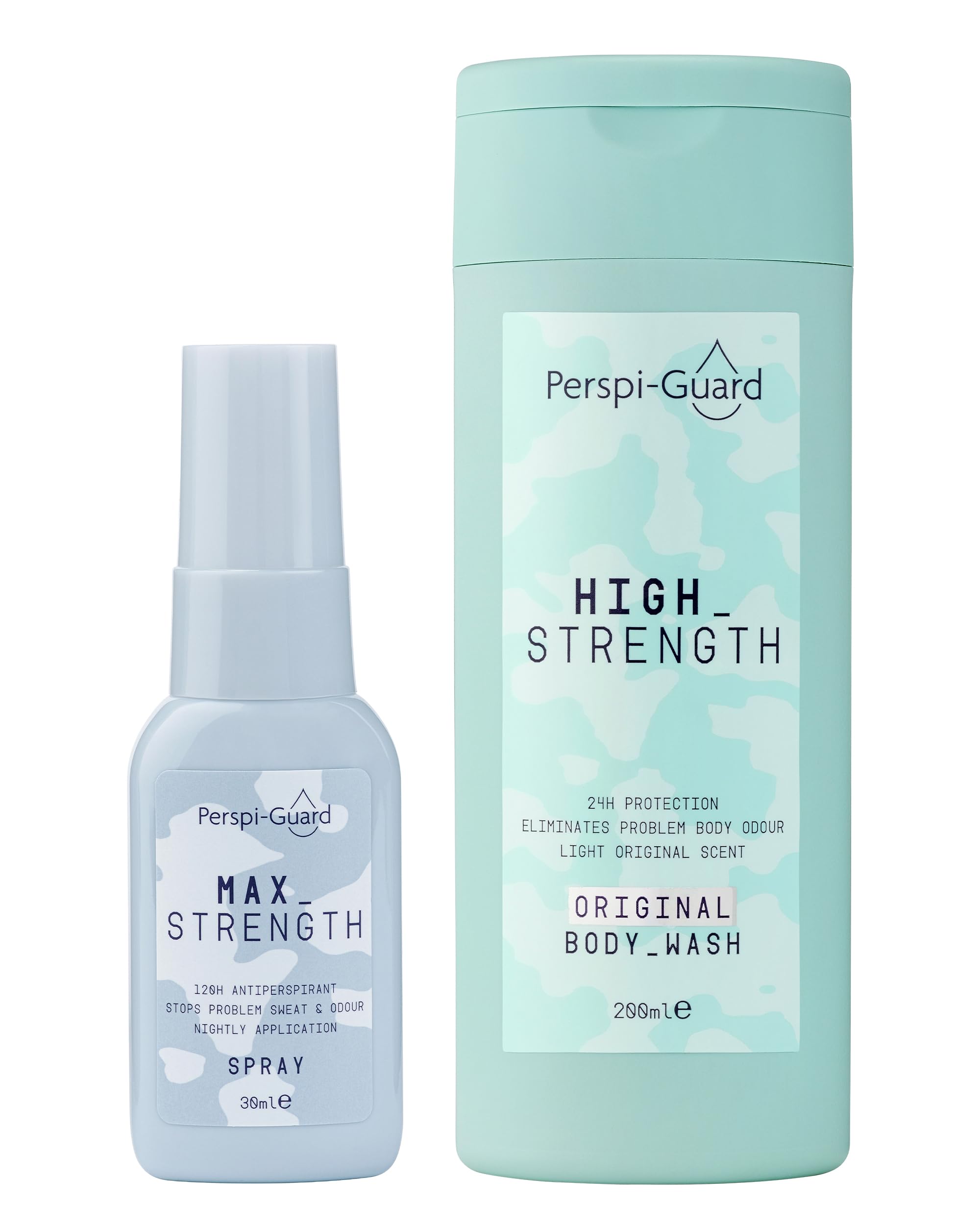 Perspi-Guard Sweat Defence, Antiperspirant Spray & Body Wash Bundle