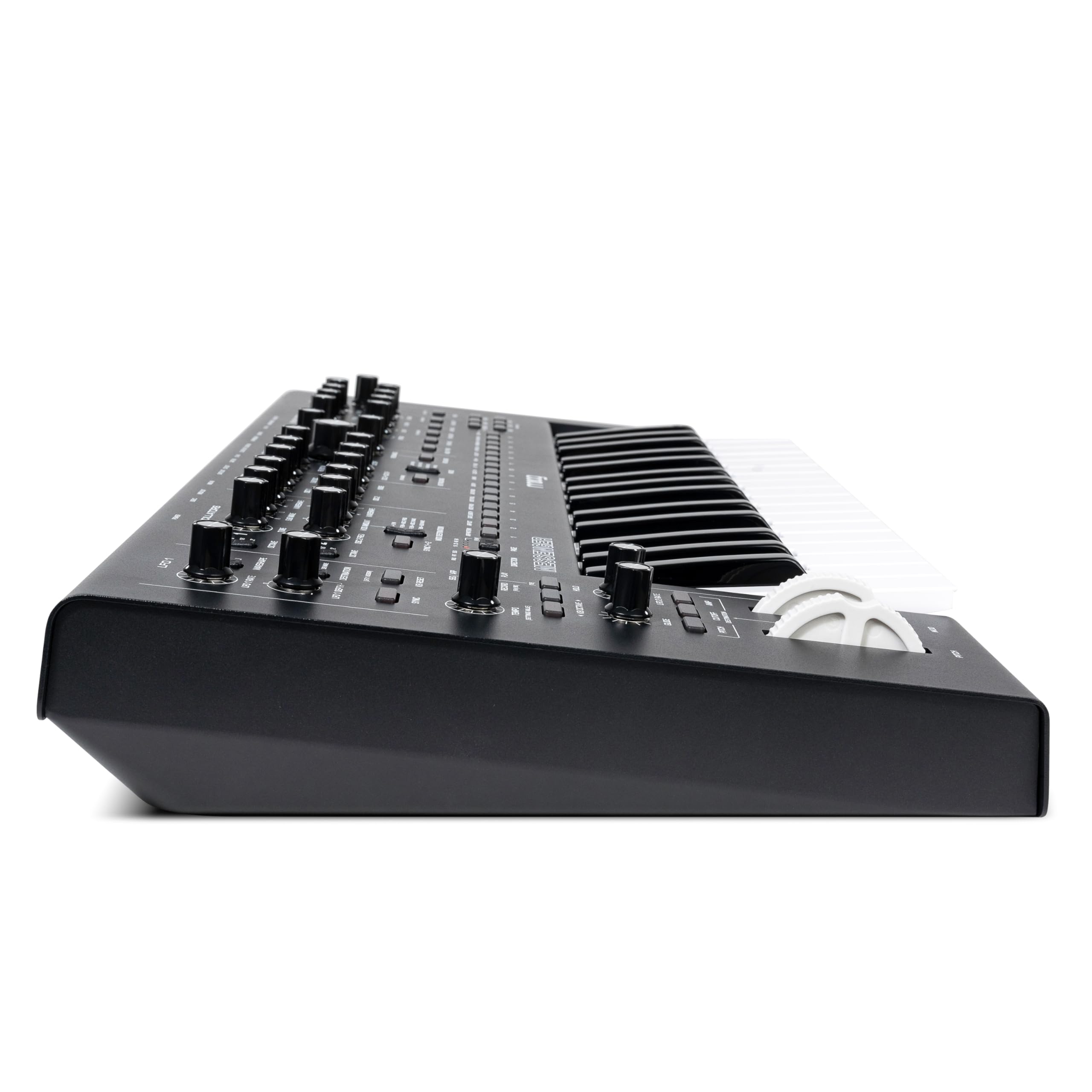 MOOG Messenger - Synthétiseur Monophonique Analogique Nouvelle Génération avec Clavier 32 Touches, Séquenceur 64 Pas, 256 Préréglages et Compensation RES BASS