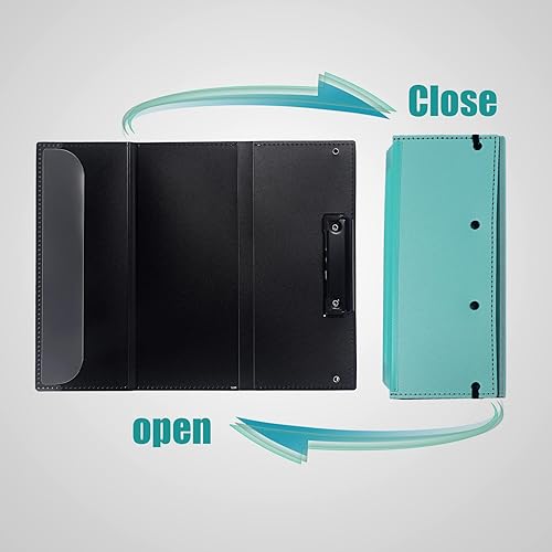 Miniatura 3 de Portapapeles plegable de 3 capas con portapapeles de enfermería y edición médica portapapeles de bolsillo plegable para estudiantes enfermeras y