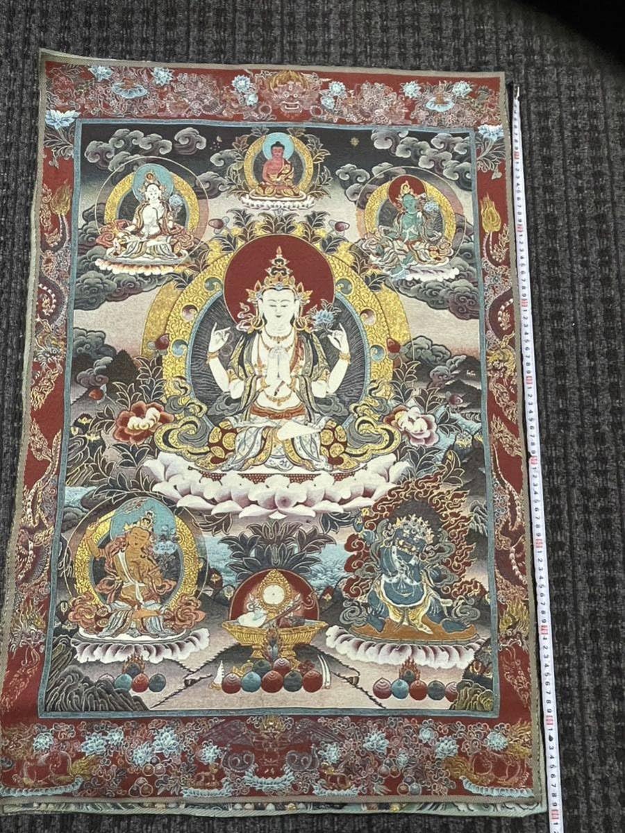 Amazon.co.jp: 中国 チベット密宗密教 チベット仏教美術 聖 観音 菩薩